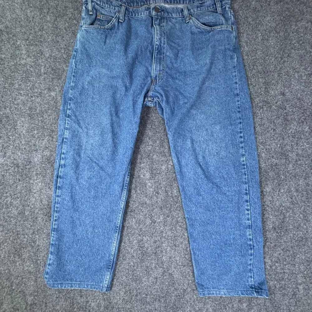 Vintage Levis 505 Orange Tab Jeans Mens 42x30 Denim Straight Leg USA No Care Tag
